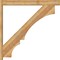Ekena Millwork Balboa Block Rough Sawn Outlooker, Western Red Cedar, 6"W x 48"D x 48"H OUT06X48X48BOA05RWR - alternate 2